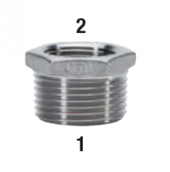 Reduziernippel, Typ 241, 3" x 2"